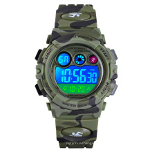 Light up digital watches kids chronograph stainless steel back brand watch names